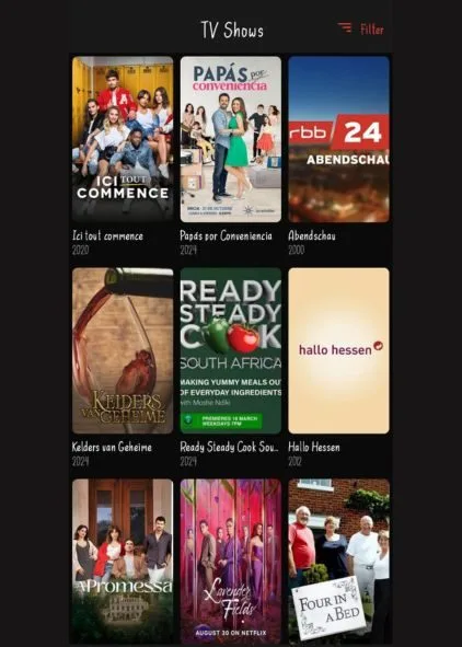 Latest Movies and Shows
screen